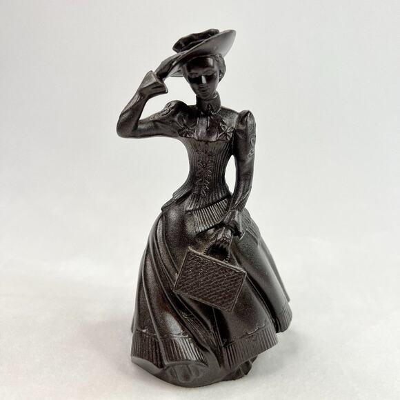 Vintage Avon Lady Cast Metal Award Statue - Picture 1 of 8
